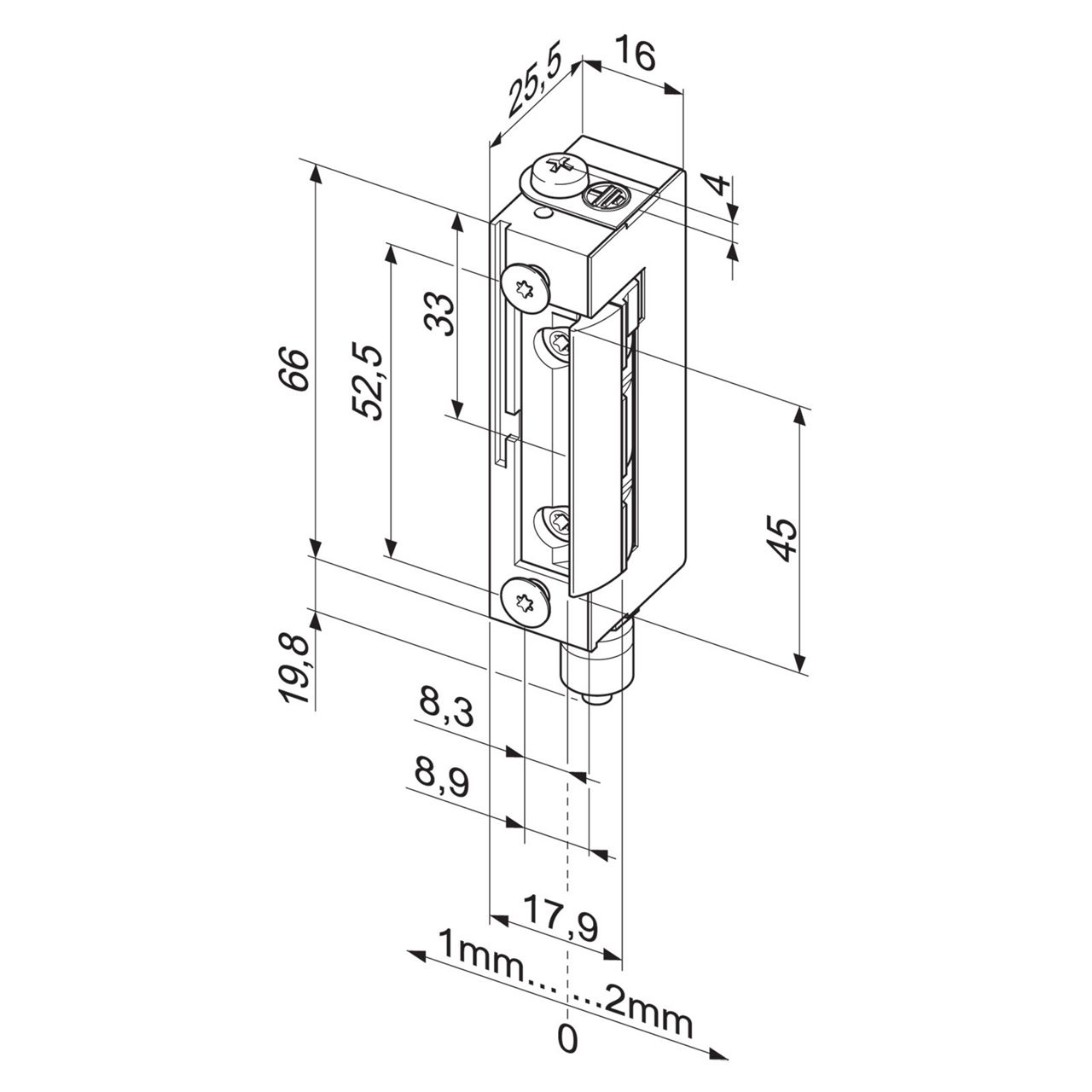 Image: Incontro elettrico EX118P disegno