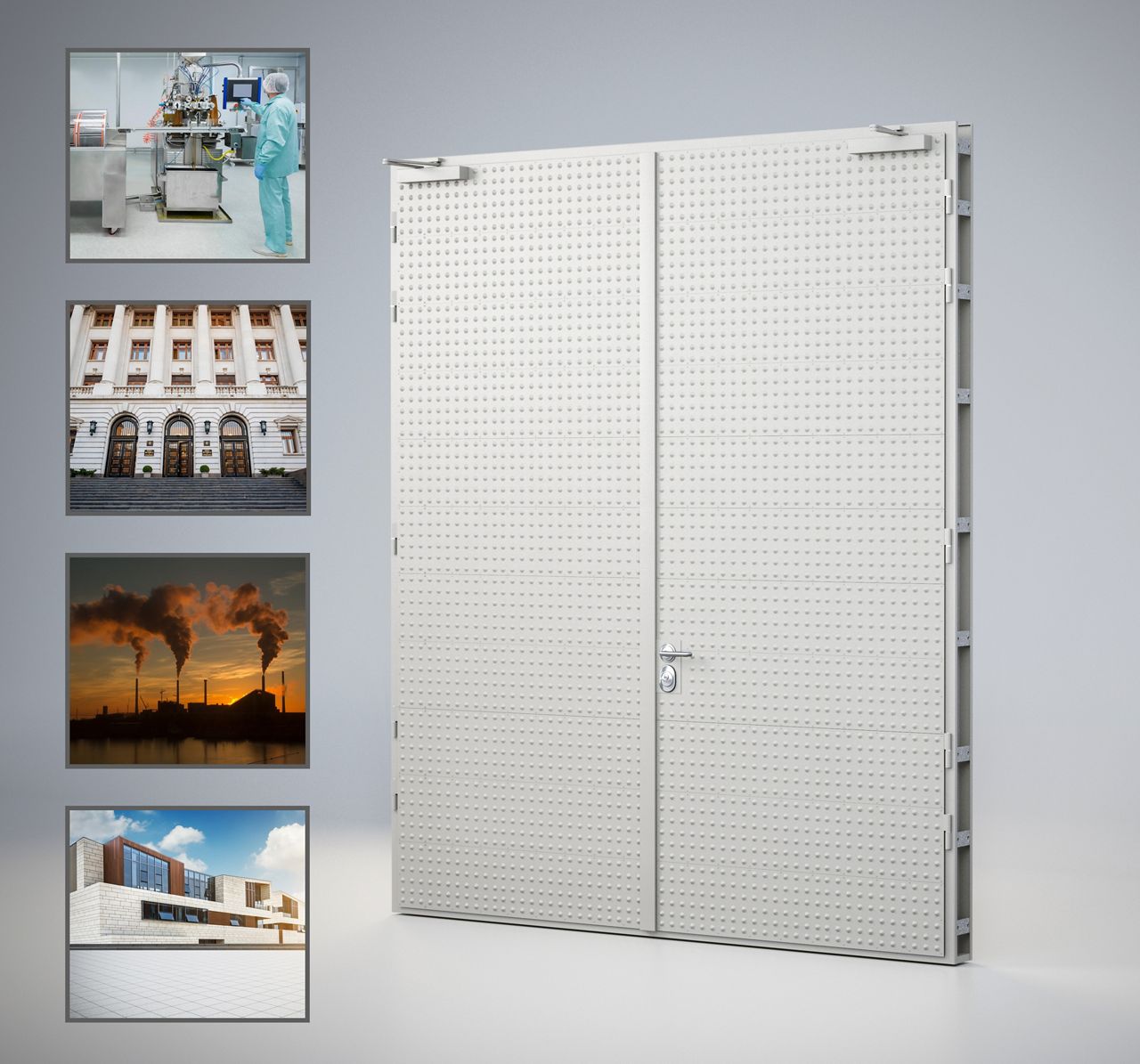 Explosion-proof doors 