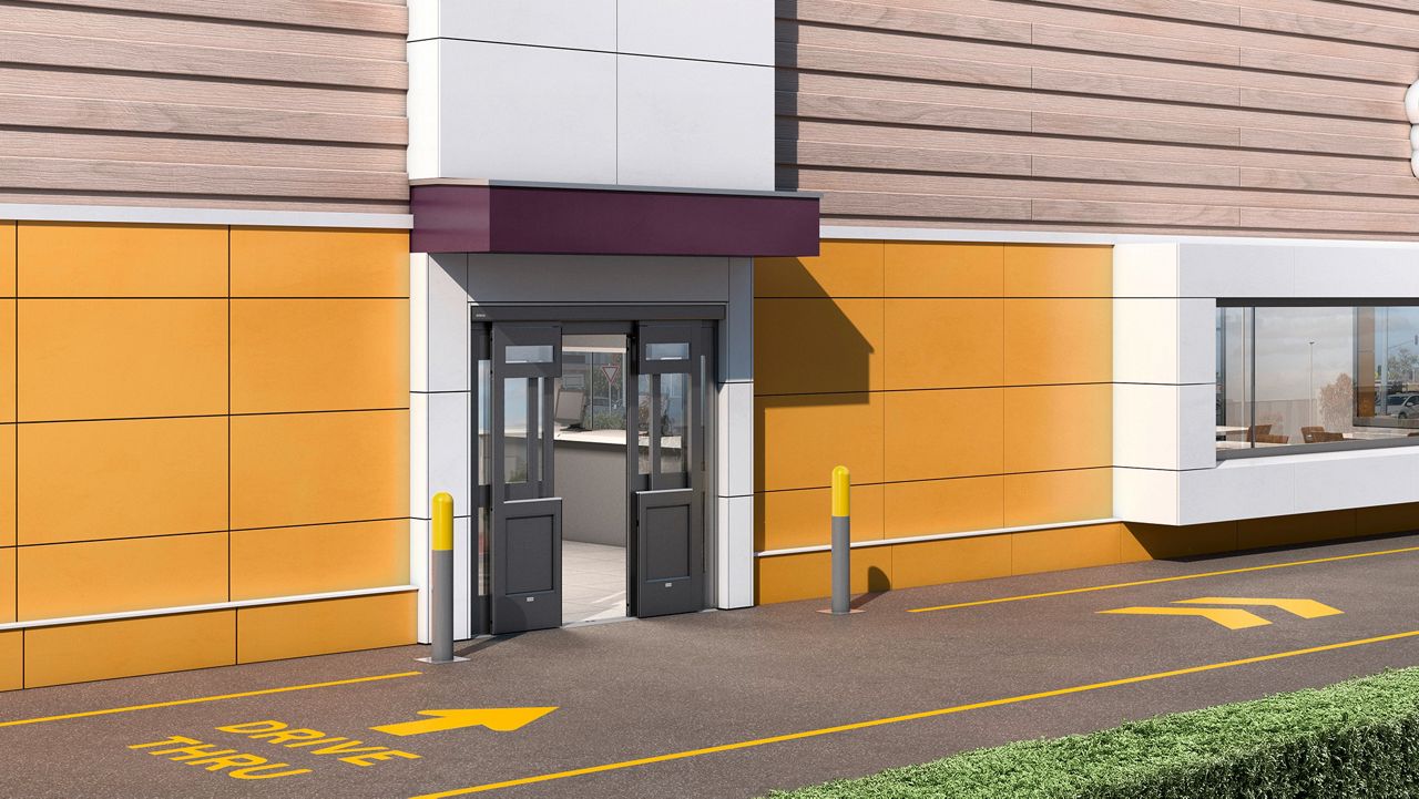 Sl500 EXR-SL door drive thru open door
