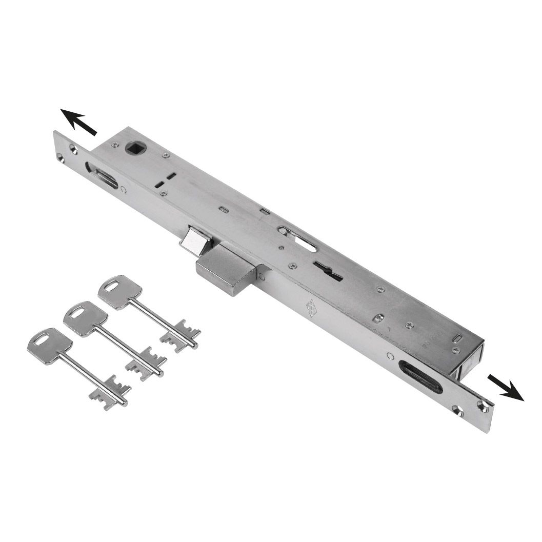 F66 - Double bitted narrow stile locks with 3 locking points