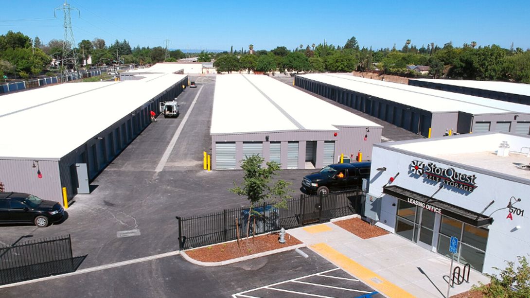 elevated self storage facility