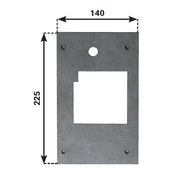 Piastre porta serratura