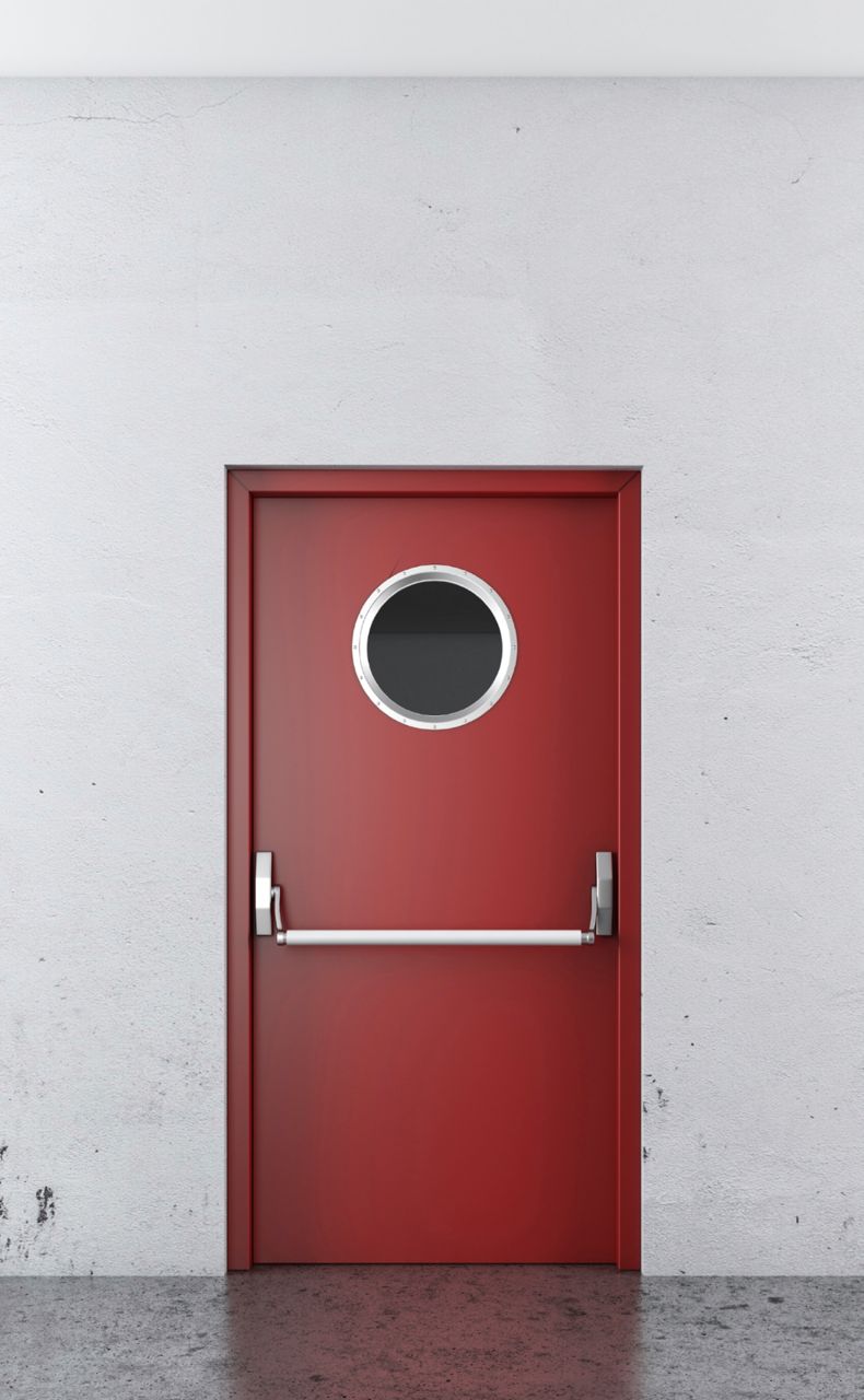 Red door