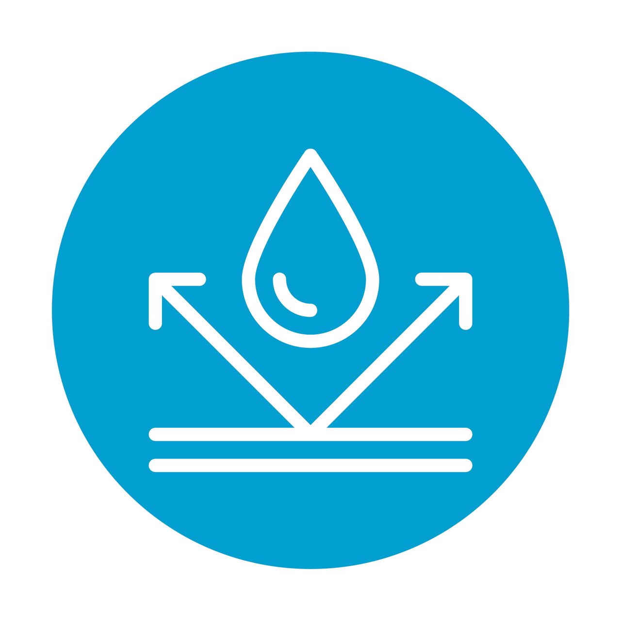 water reflecting icon