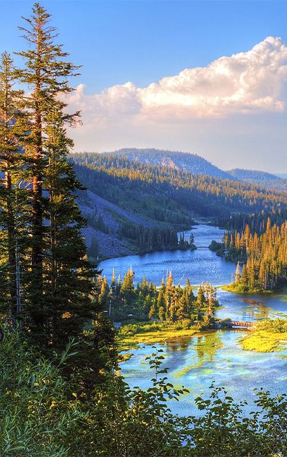 un paysage préservé reflétant la norme ISO 14001 sur l'environnement