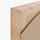 Timber edge strips around a door's edge.