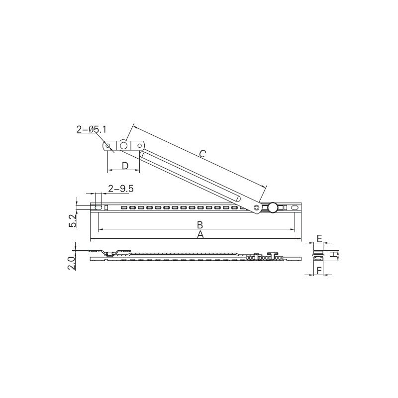 Image: Friction Stay J4E18 Picture 2