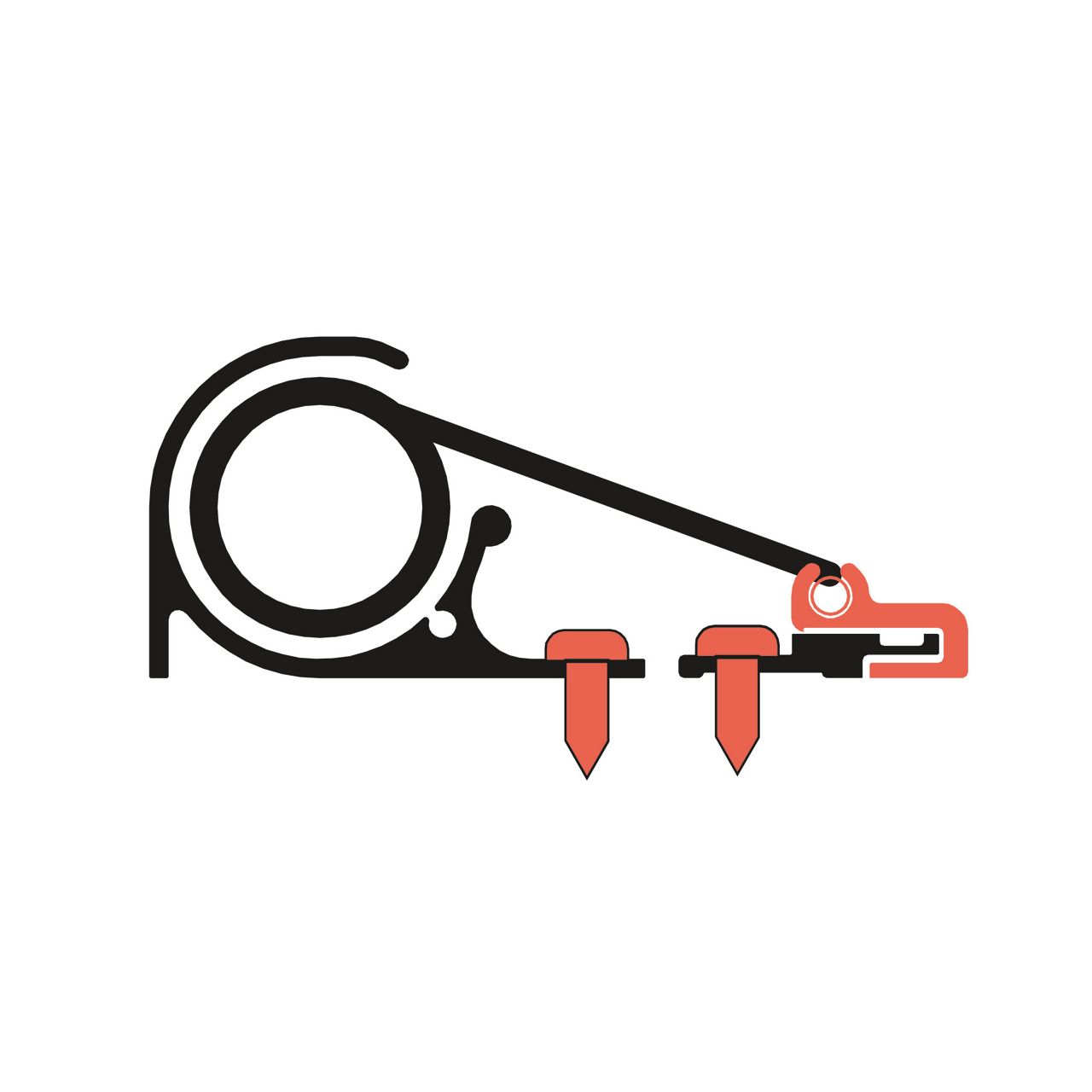 Image: Śruby mocujące ukryte (niewidoczne)