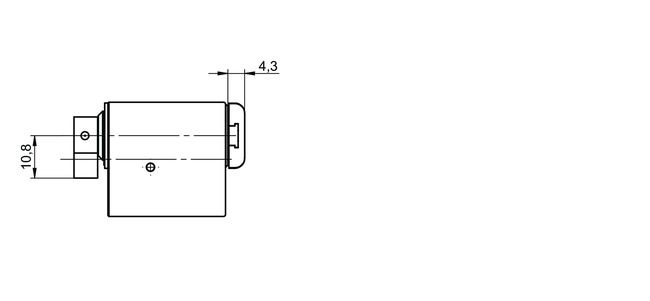 Furniture lock CLIQ® Go N577,AUS=1,SERVICE=CLIQGo technical drawing