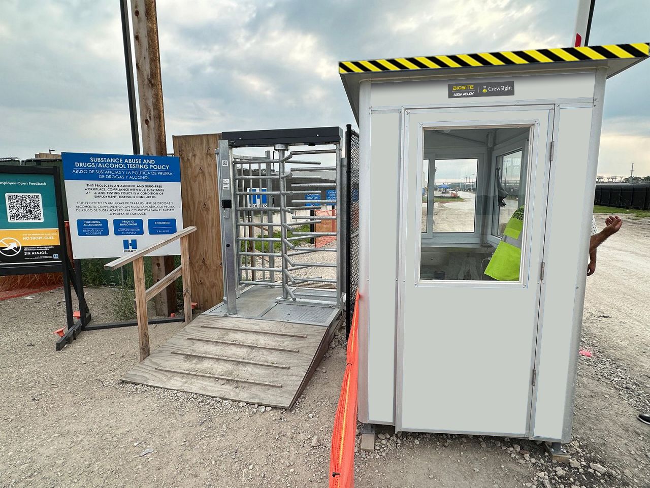 Guard booth