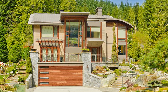 Northwoods in Cedar with SlimLine windows