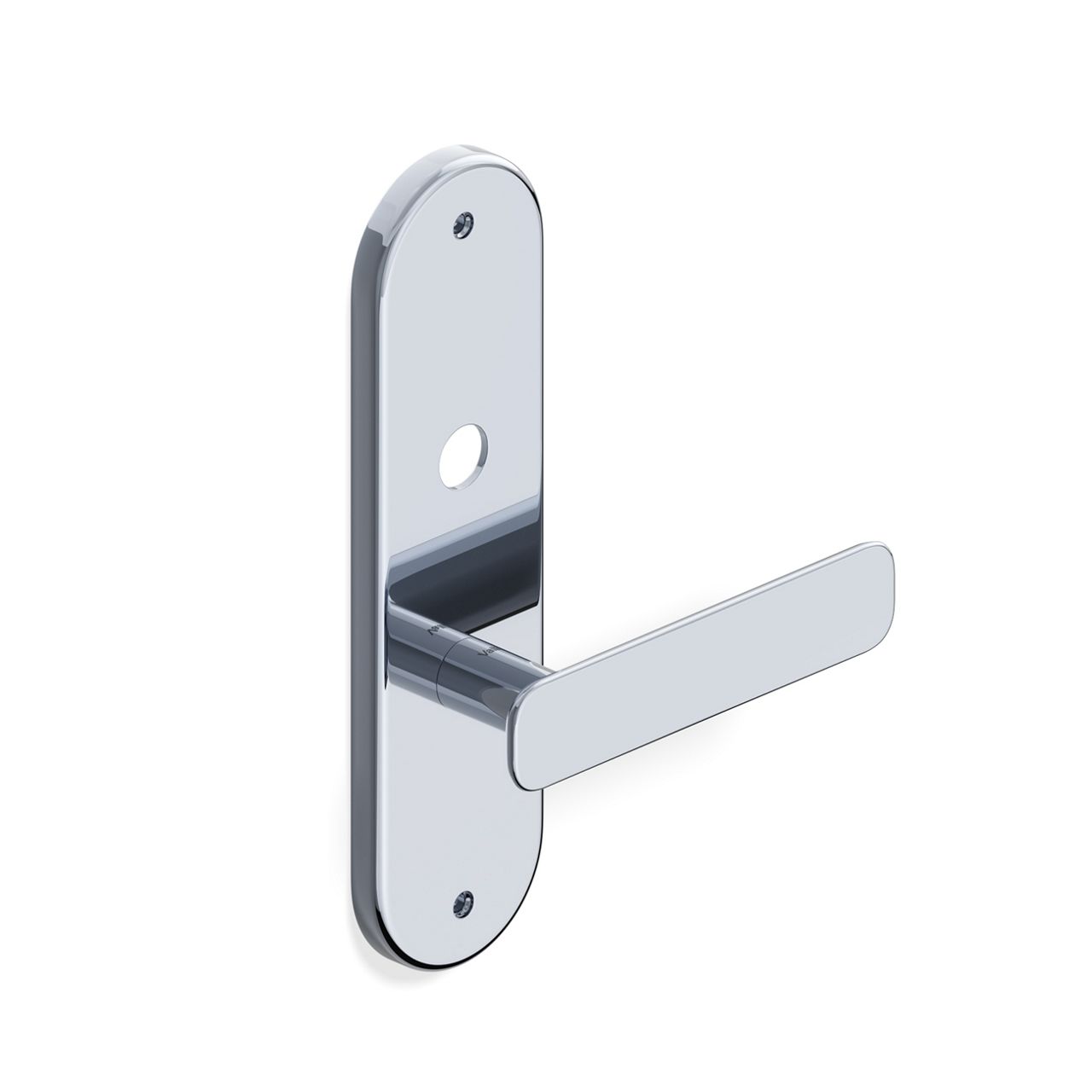 H 1050 Giasone Polished chrome oval plate