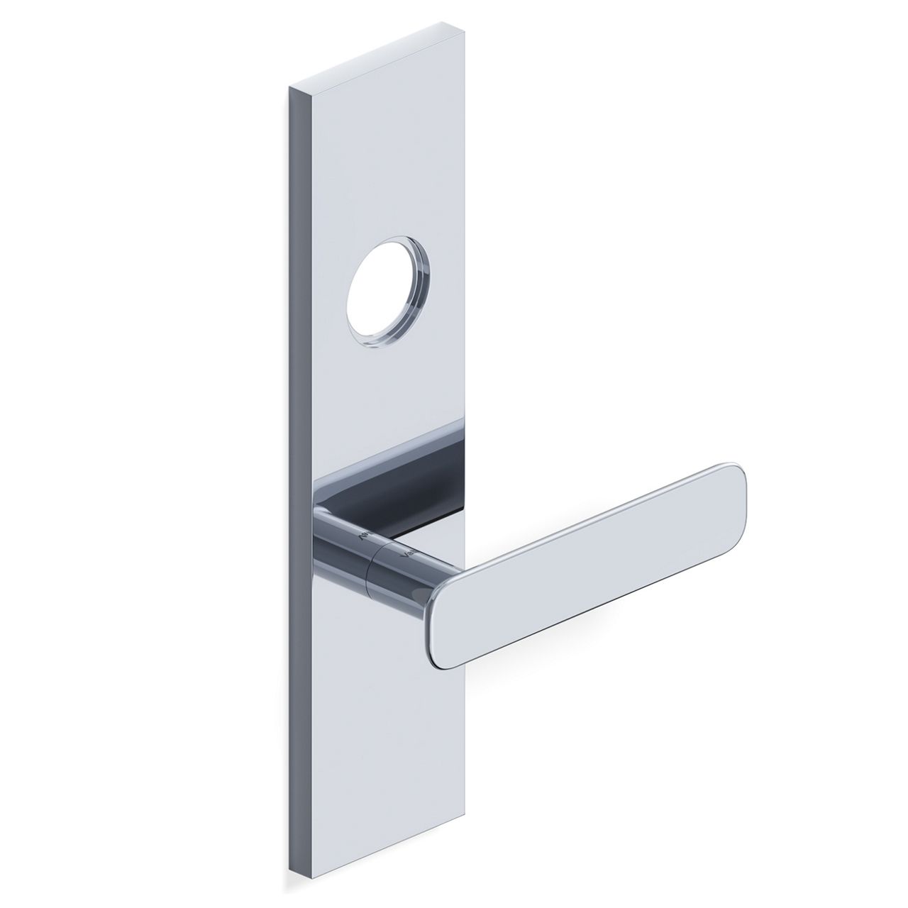 H 1050 Giasone Polished chrome rectangular plate