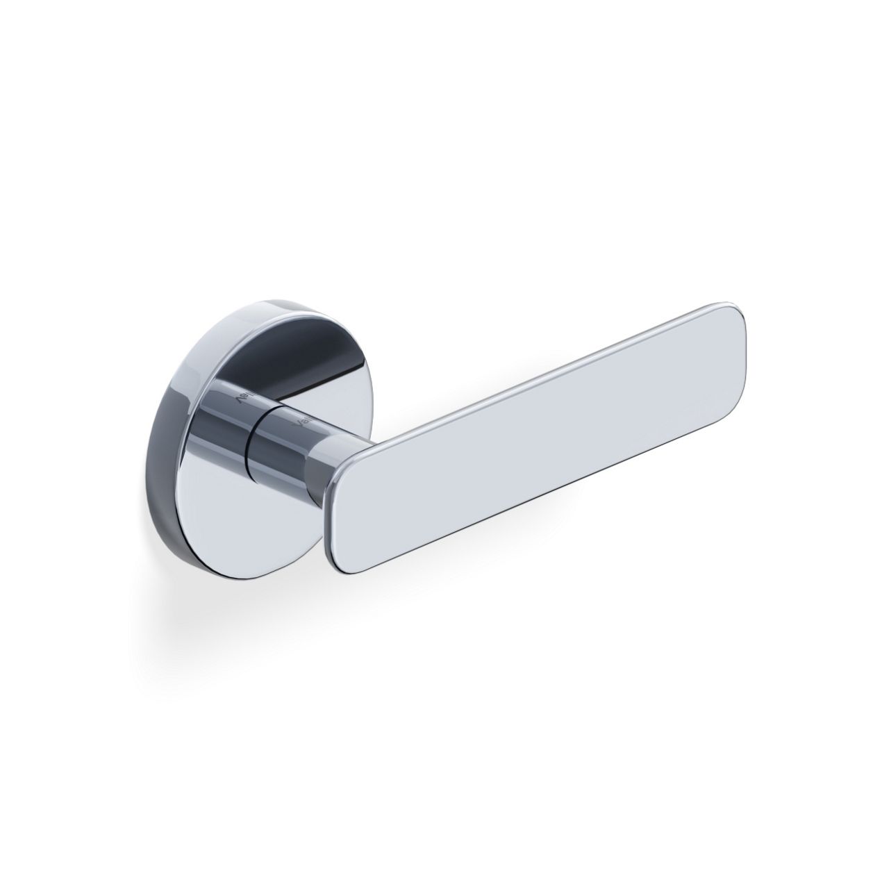 H 1050 Giasone Polished chrome round rosette