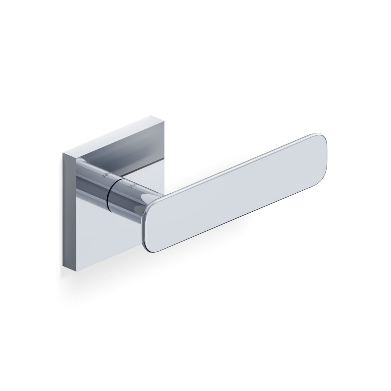 H 1050 Giasone Polished chrome square rosette
