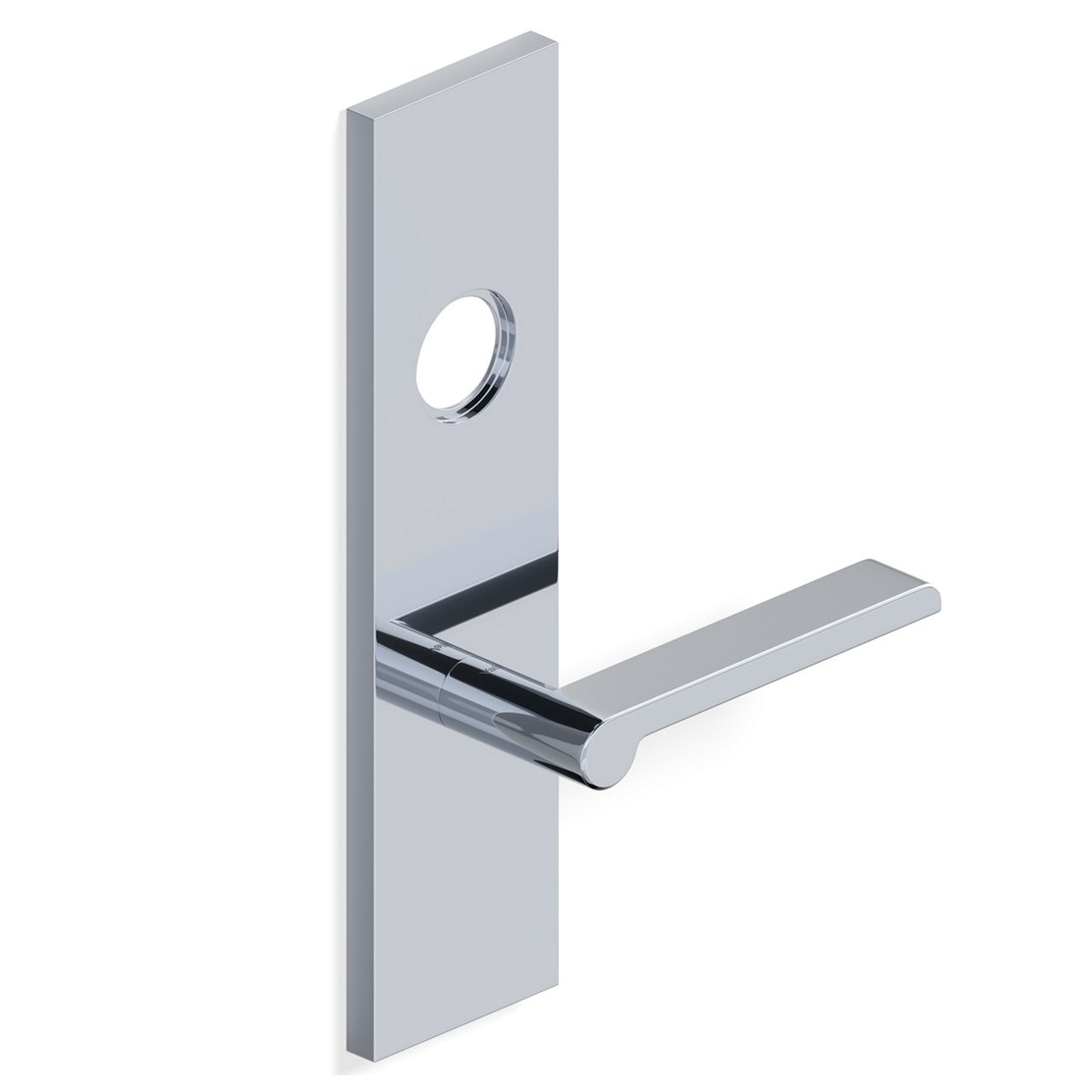 H 1054 W.W. Polished chrome rectangular plate