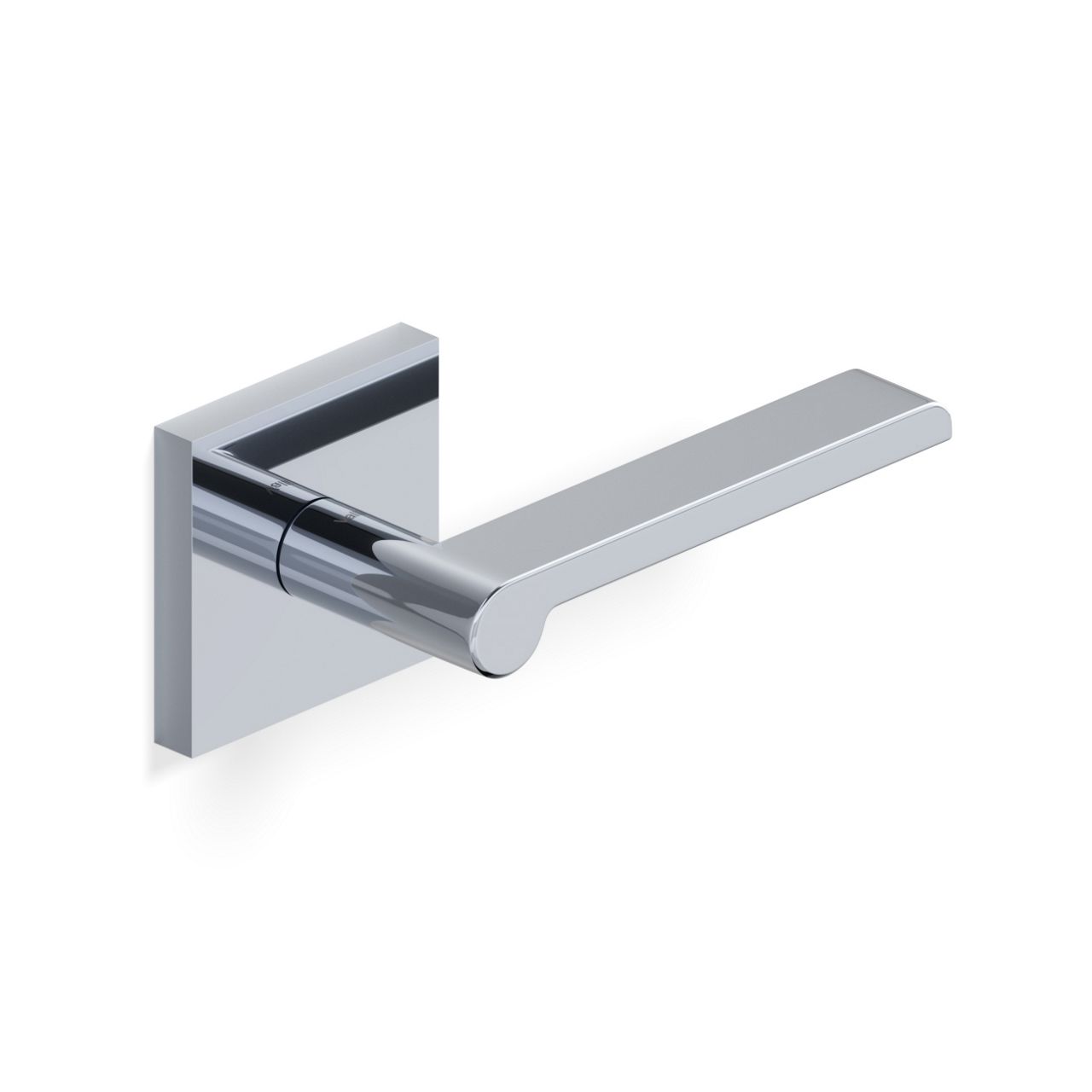 H 1054 W.W. Polished chrome square rosette