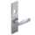 H 376 Giancarlo Vegni Polished chrome rectangular plate