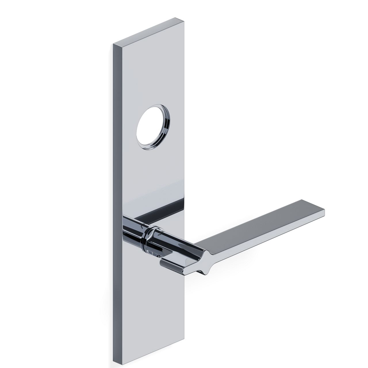 H 378 Yabu Pushelberg Polished chrome rectangular plate