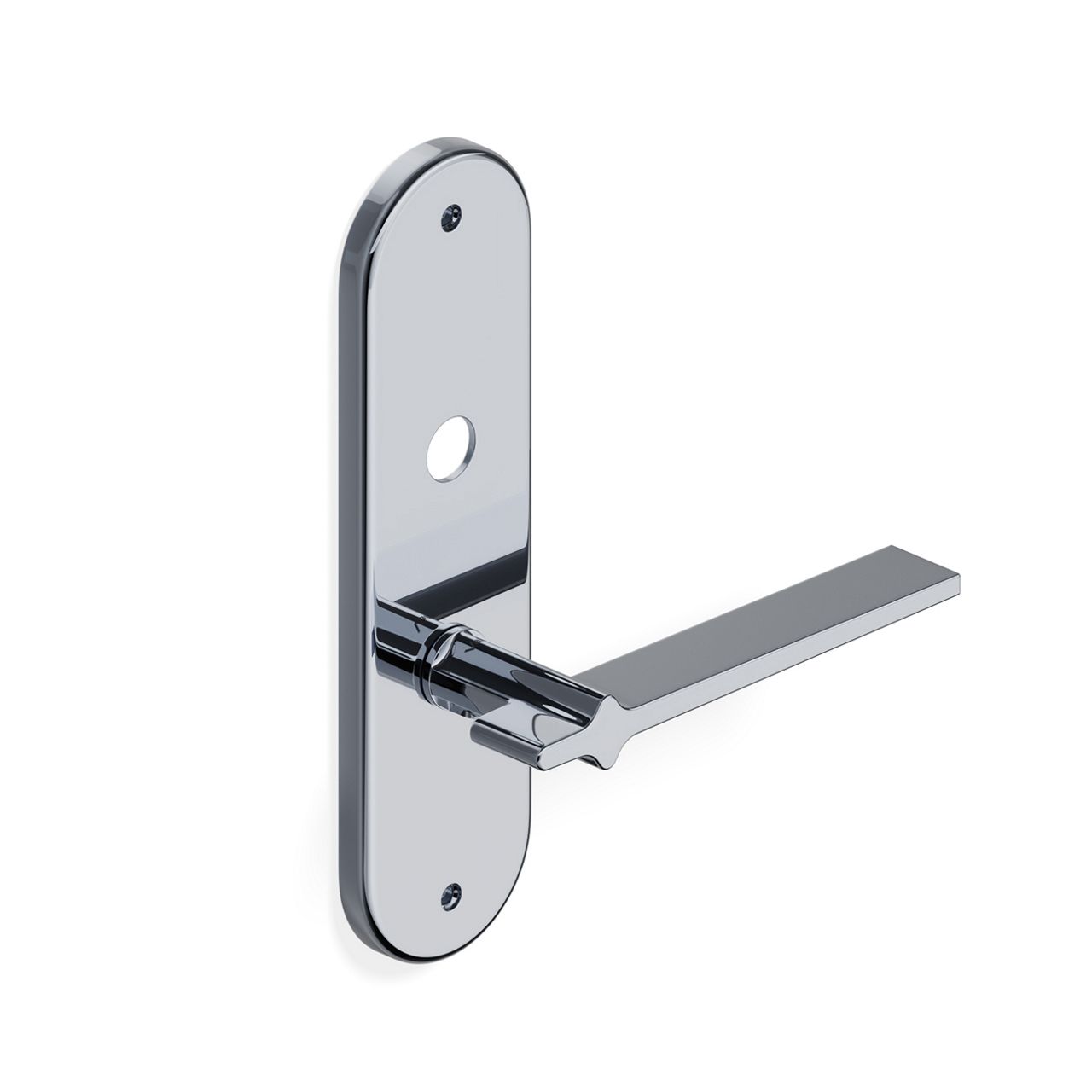 H 378 Yabu Pushelberg Polished chrome oval plate