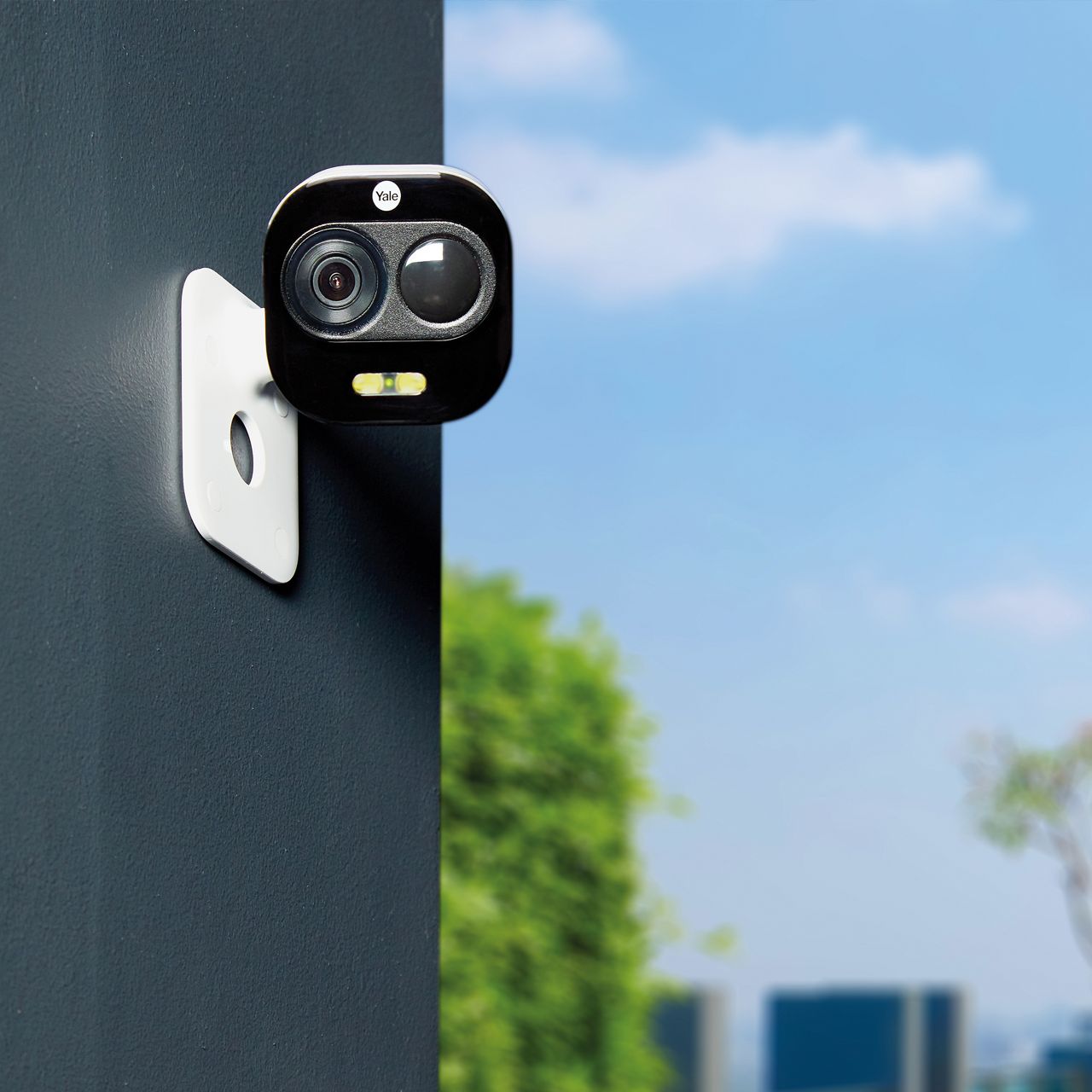 All-in-one camera on wall