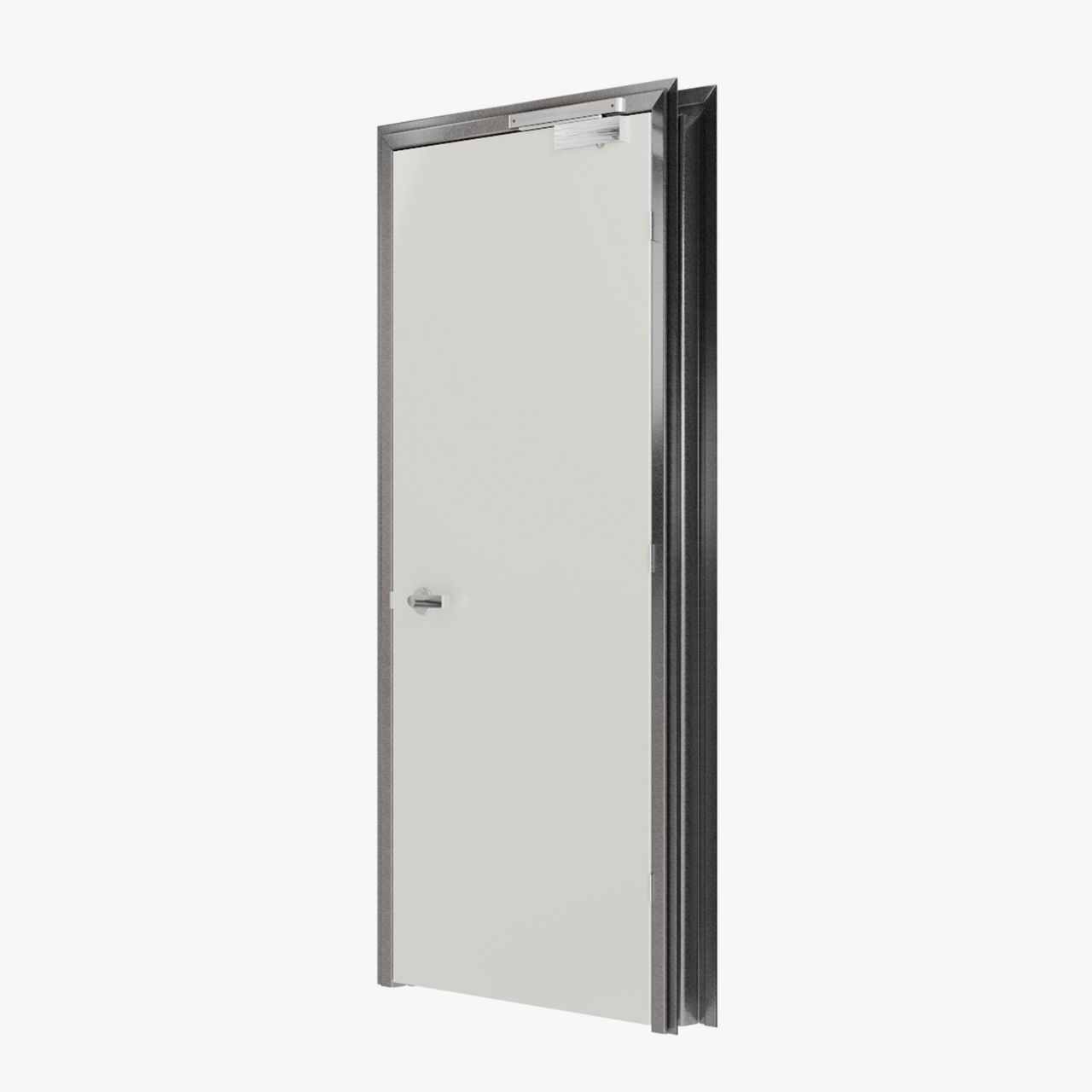 Laminated hygienic hospital door