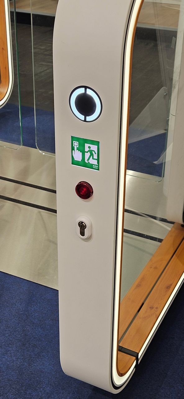 Image: The SG Expression Speedgate with the emergency button