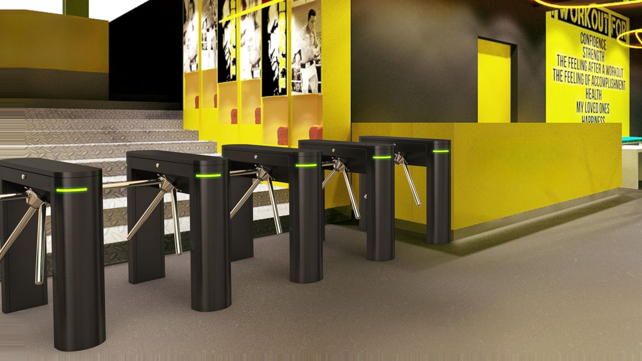 Tripod Turnstile TS200 high-volume traffic flow and secures your entire environment.