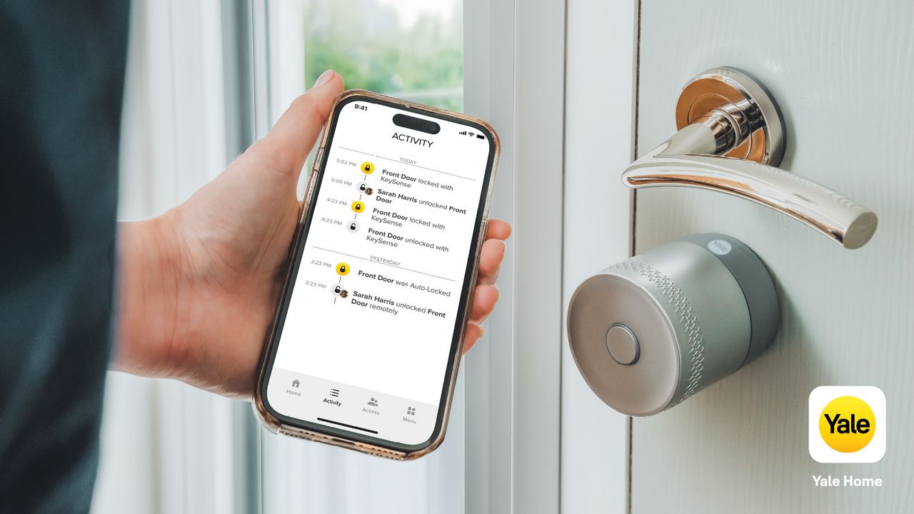 Application Yale Home avec notifications pour la serrure intelligente Yale Linus® L2 Lite.