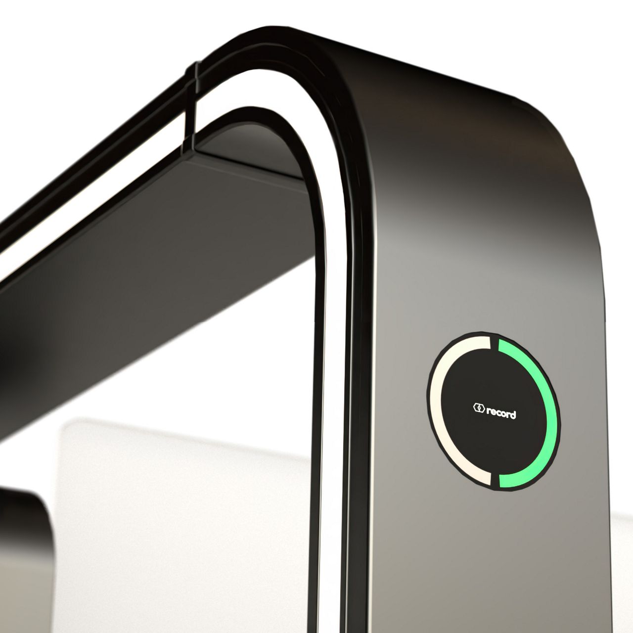 Close-up image of LED Pictogram on the Impression Speedgate