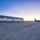 Sunset photo of a large aircraft hangar with Megadoors.