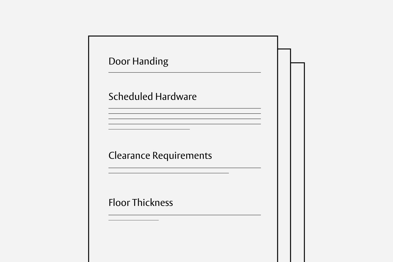 An illustration of paper documents