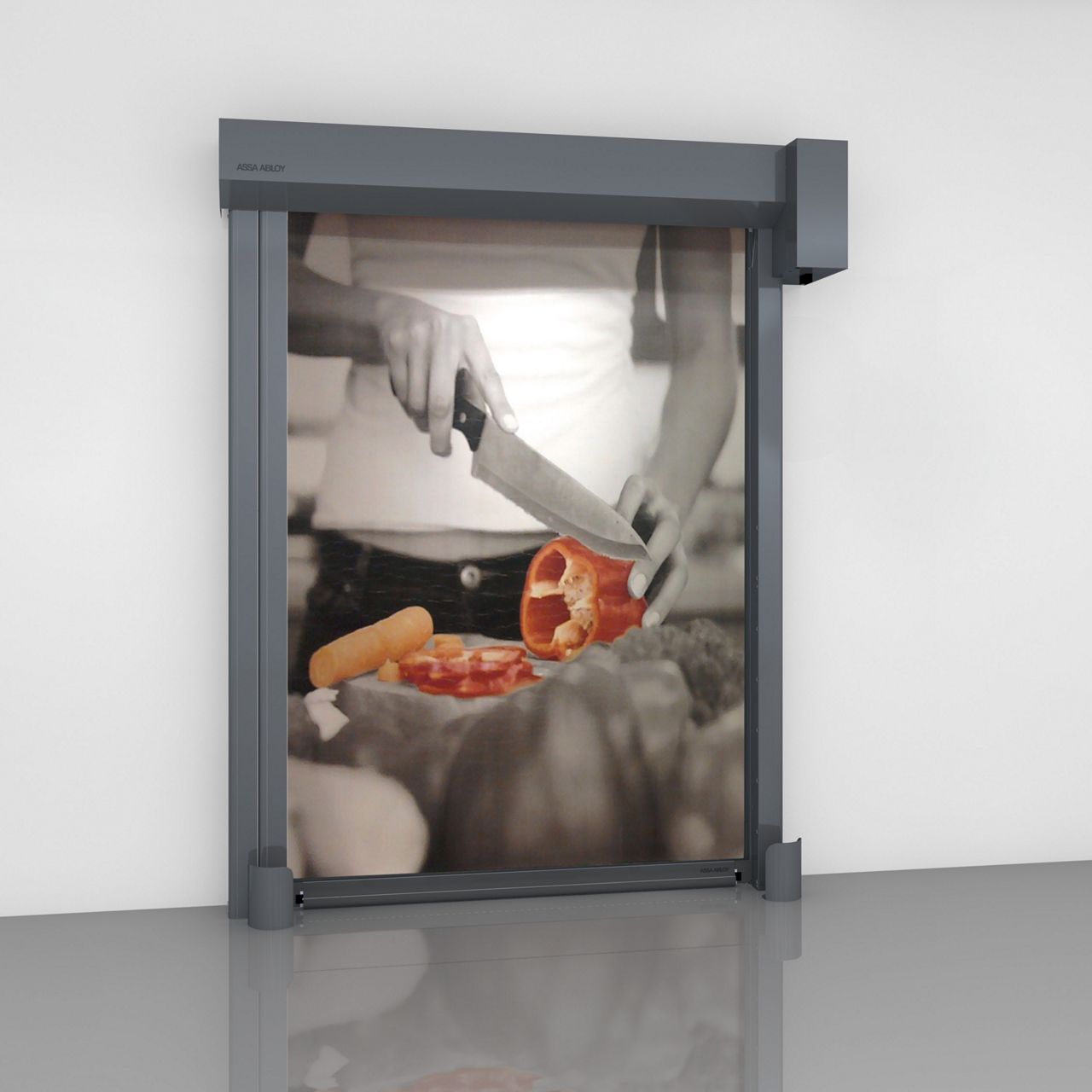 ASSA ABLOY Schnelllauftor als Innentor