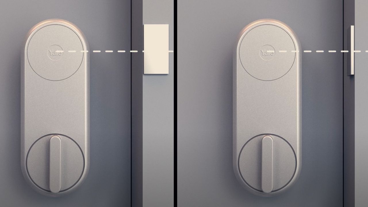 Yale Linus Scandinavia Lock installation.