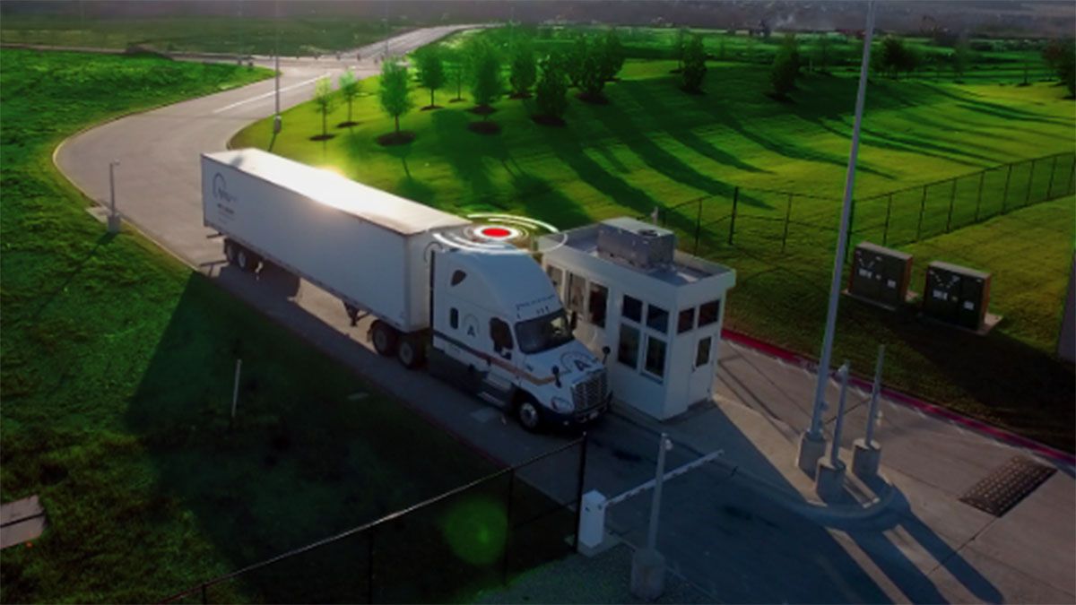 Image of truck using 4-sight connect