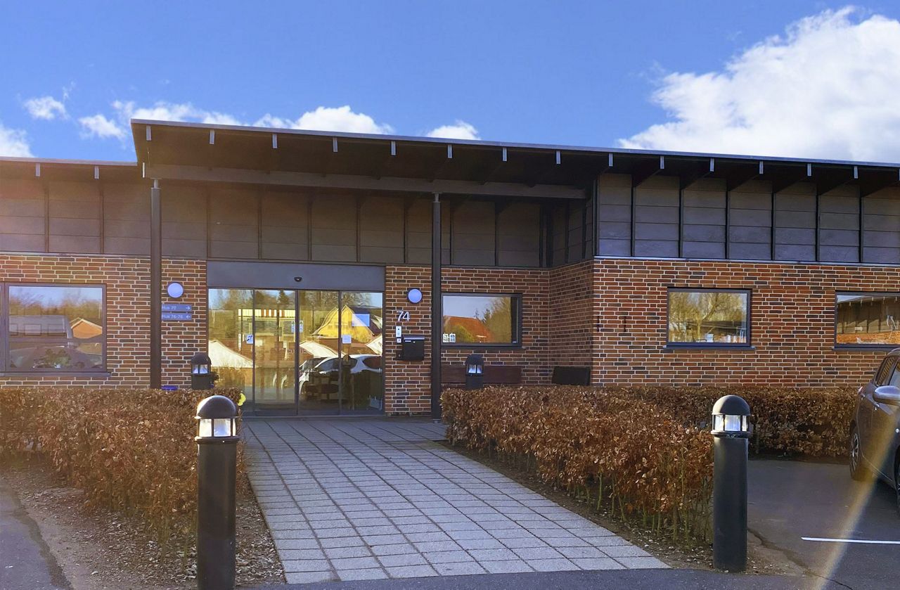 Indgang til Ågården plejehjem.