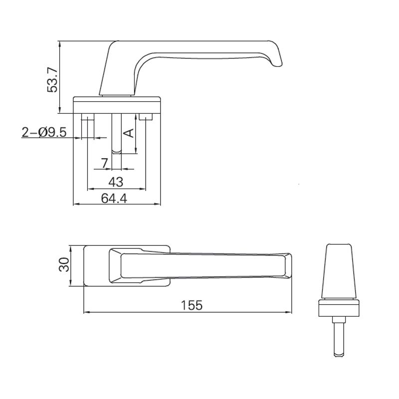 Image: Inward Window Handle-FZ1042630 Picture 2