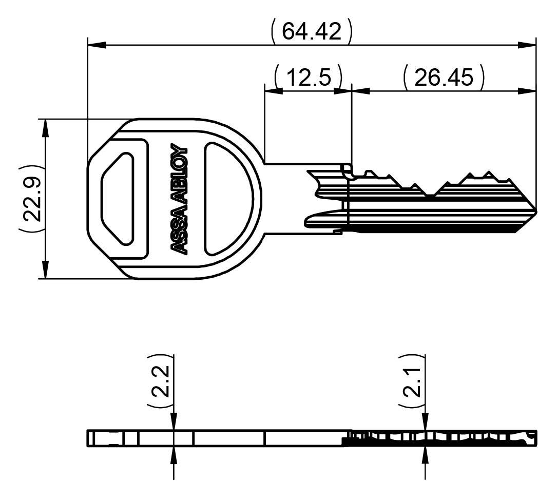Image: ASSA-ABLOY_CYS00_Key_technical