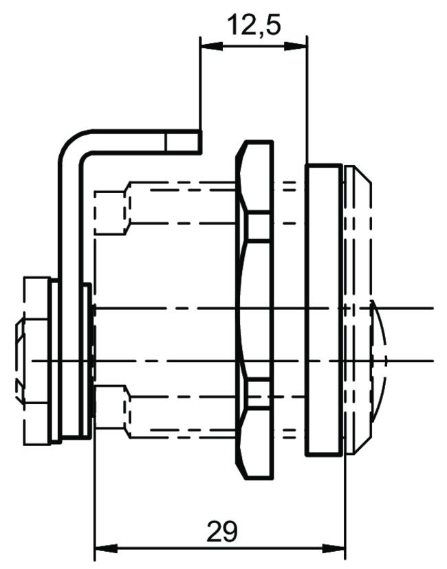 Letterbox set 1909,ABM=29 technical drawing