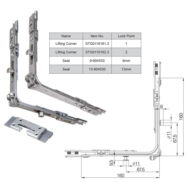 Image: Lift Corner and Seat-STQ0116161.3/STQ0116162.3/ 9-804530/13-804530 Picture 2