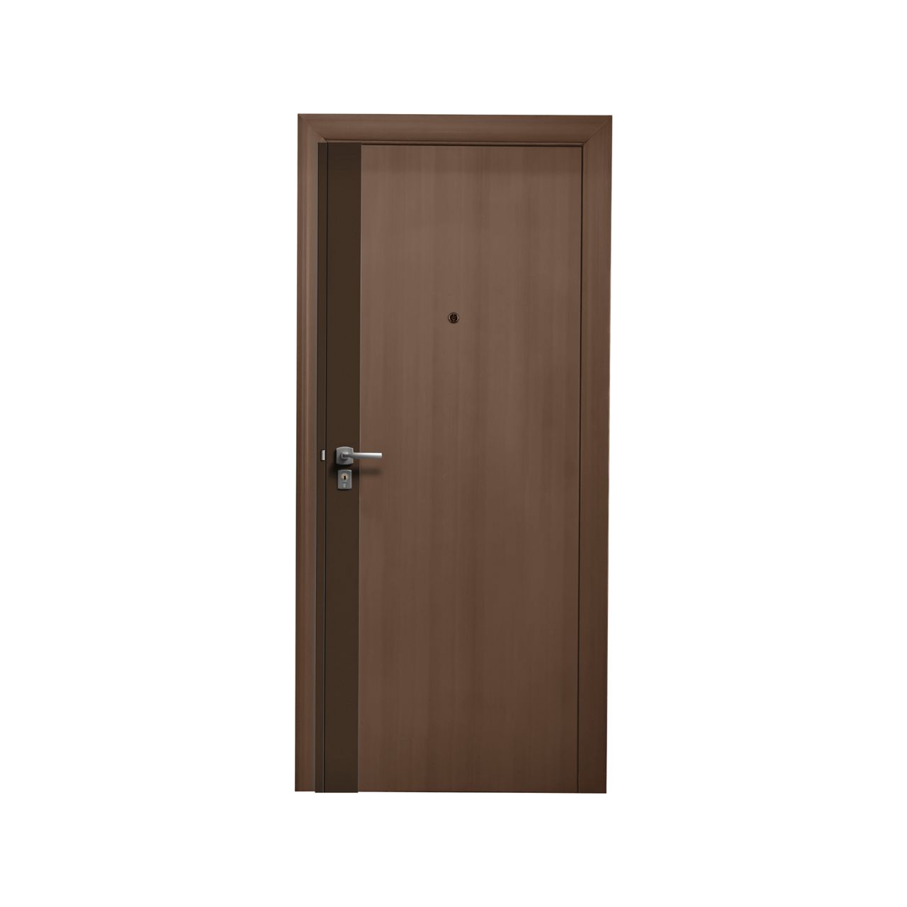 Image: Serrure de sécurité multipoint marron