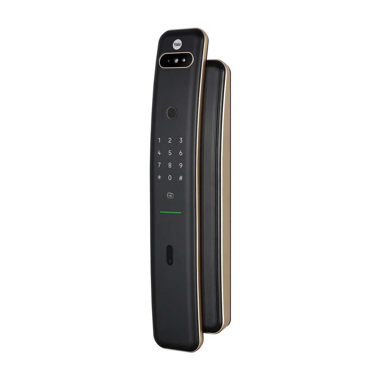 Luna Pro+ smart lock side body champagne gold