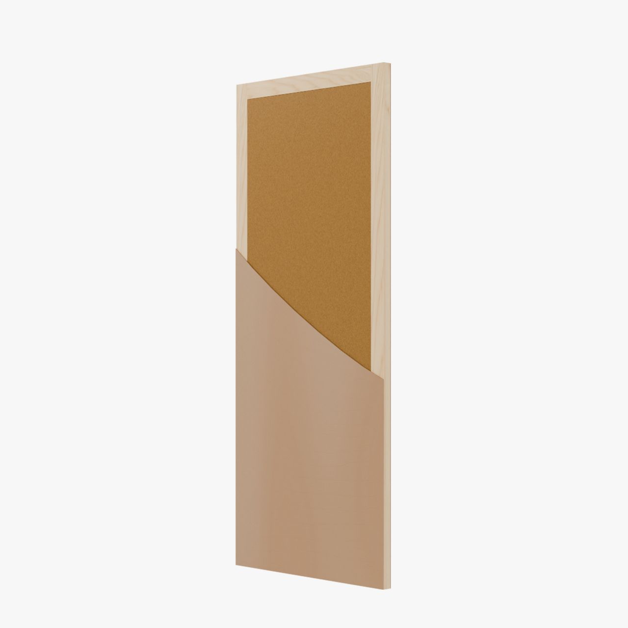 Inside view of LVL solid core flush panel door