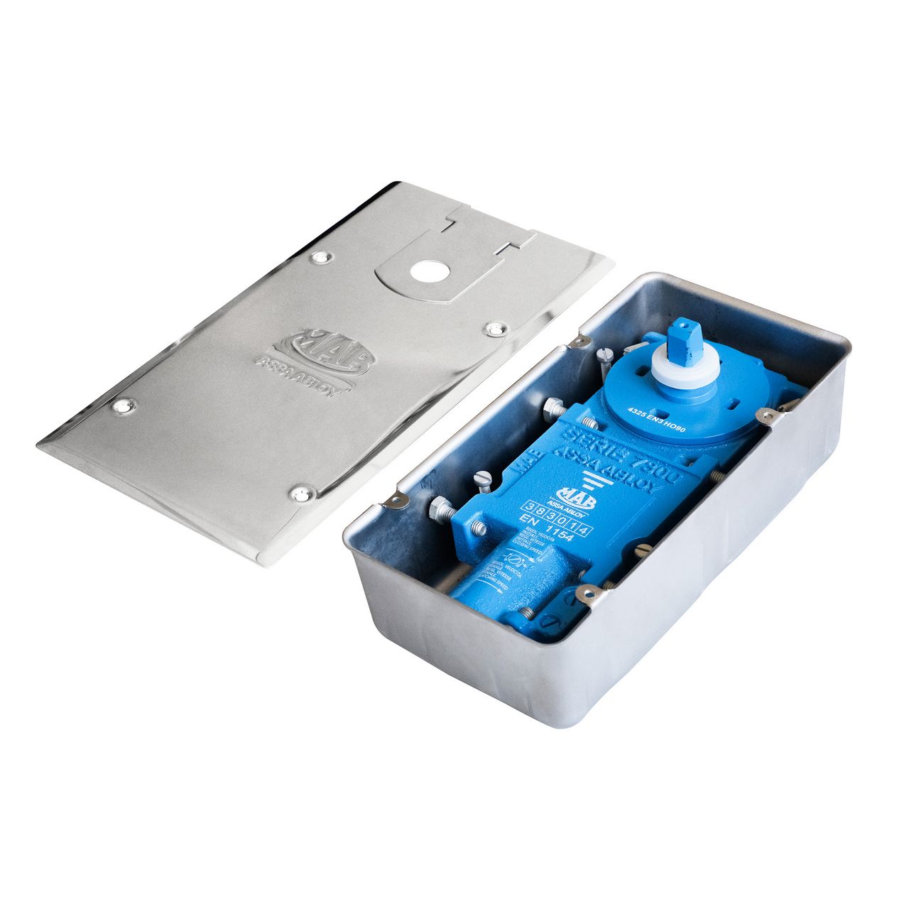 Image: MAB Series 7305 floor spring cover and body