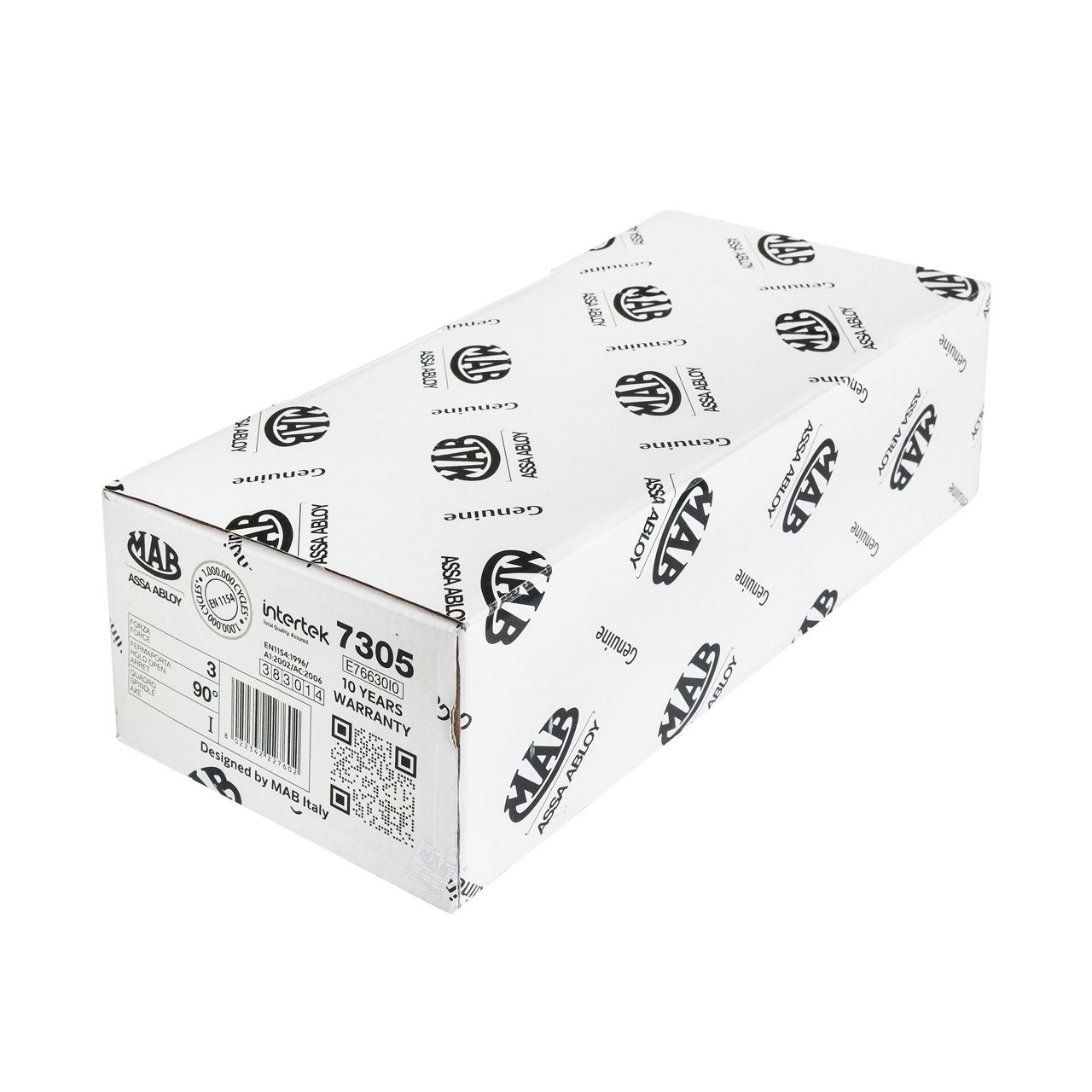 Image: MAB Series 7305 floor spring packaging