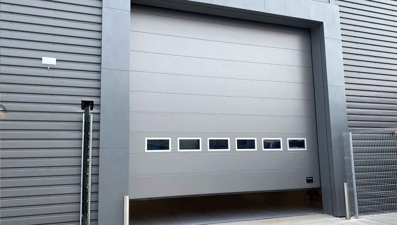 External image of an OH1042P Secure by Design sectional doors