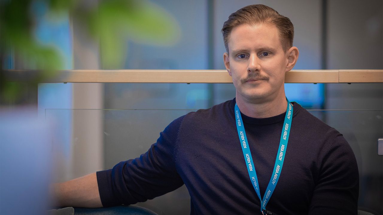 Markus Ekström på ASSA ABLOY.