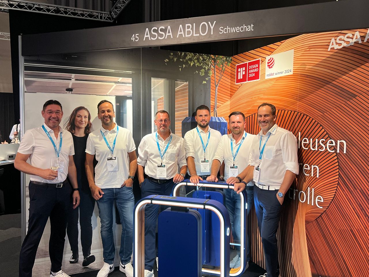 ASSA ABLOY-Messeteam in Graz bei der Architects@Work