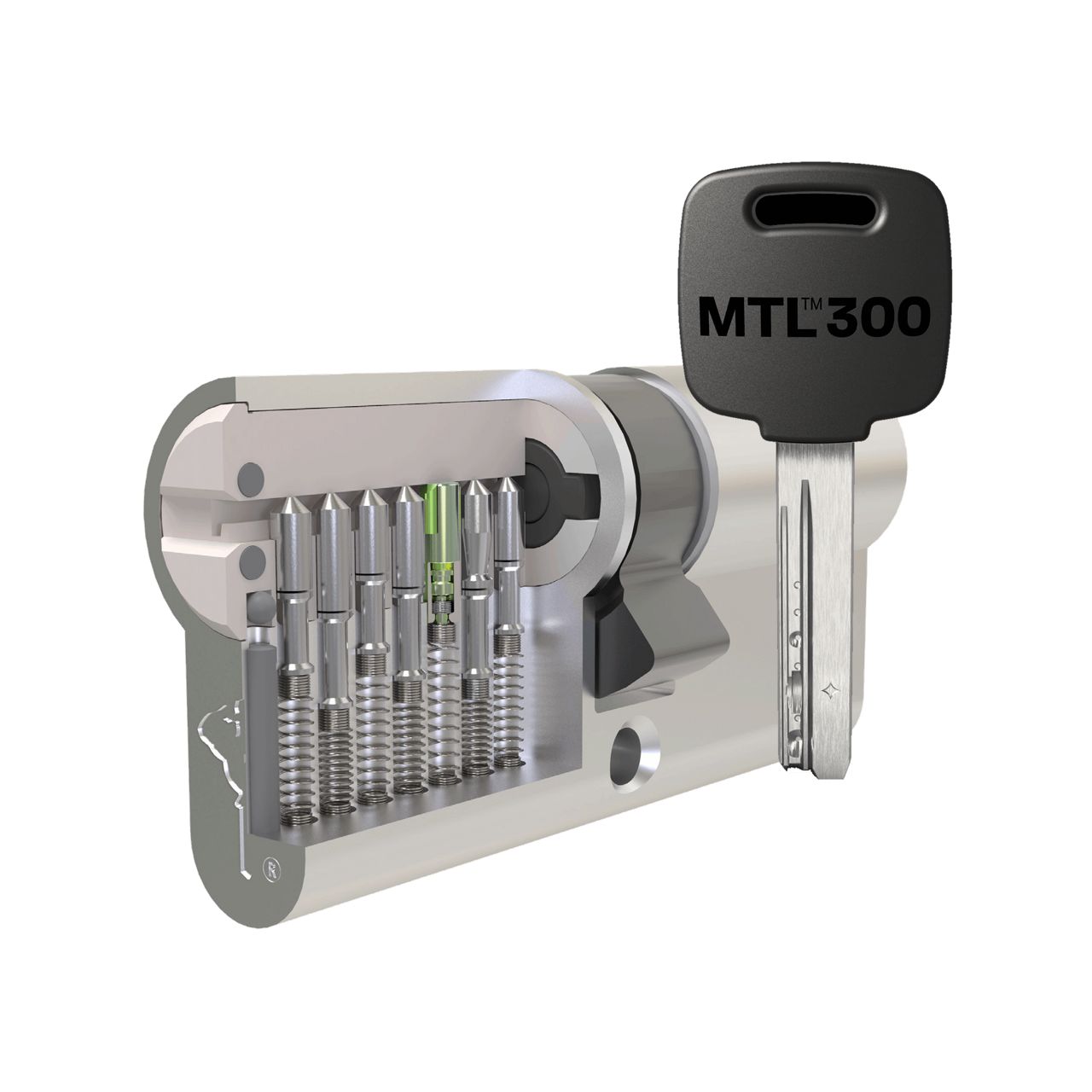 Doppio cilindro MTL™300 sezione con chiave
