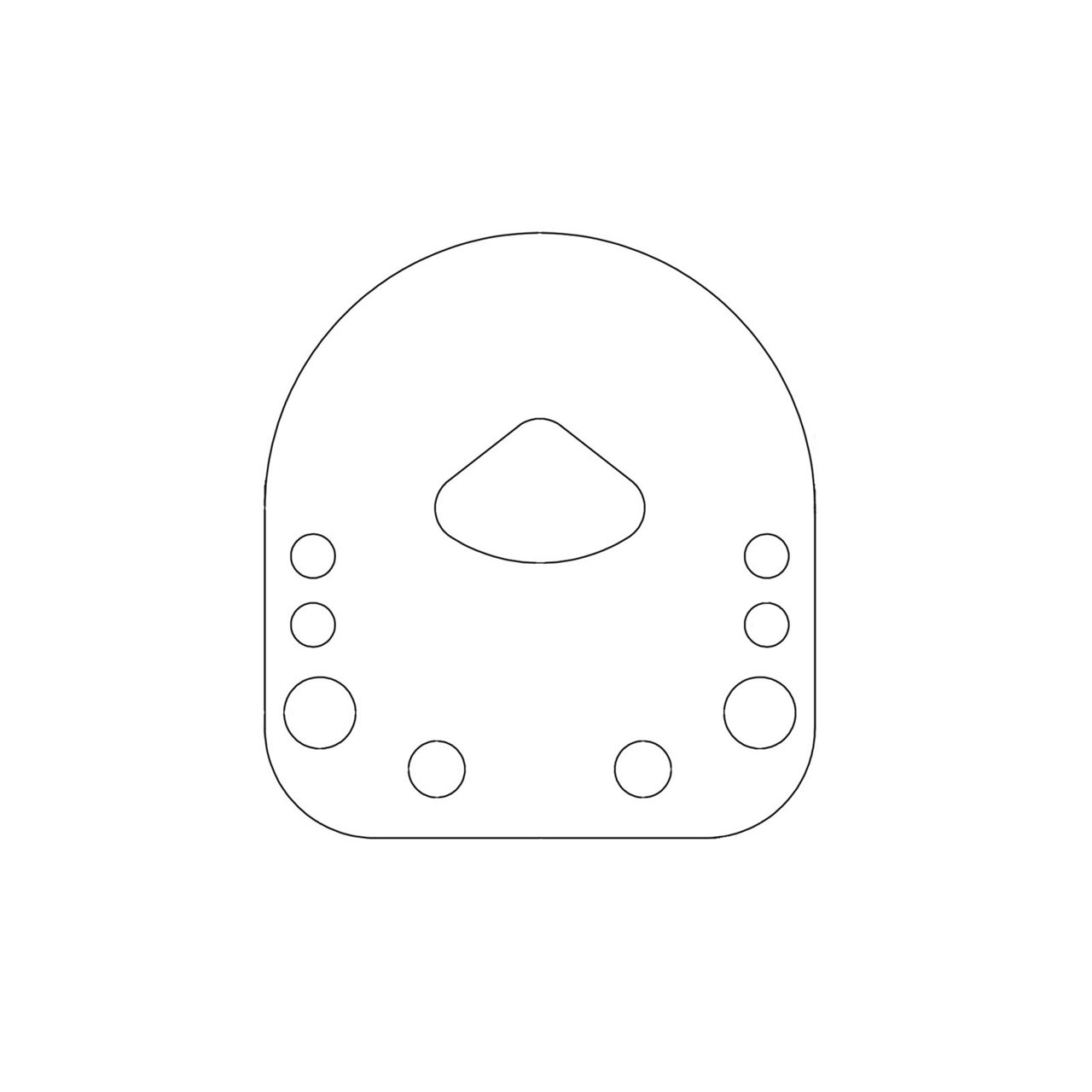 Piastra antiespulsione